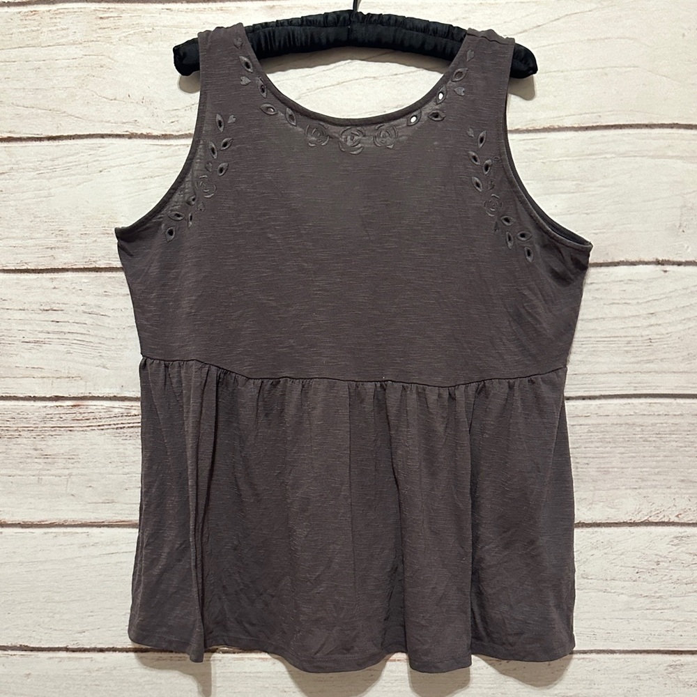 Torrid Size 2 Gray Babydoll Tank
Spring Summer Lightweight Casual Wear Church